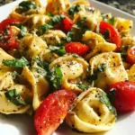 Garlic Parmesan Tortellini Salad