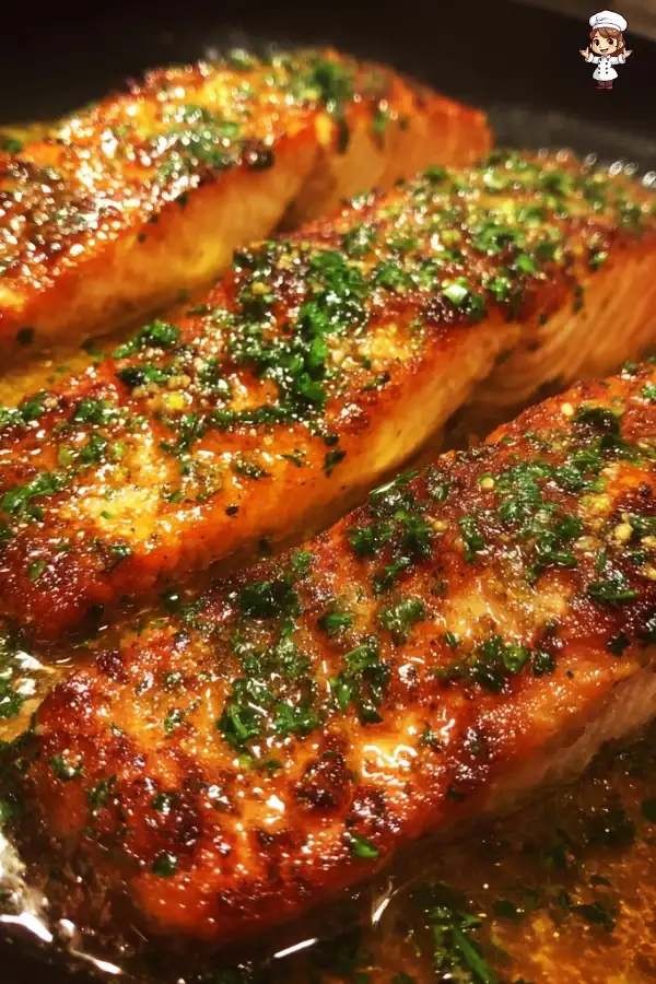 Garlic butter parmesan salmon