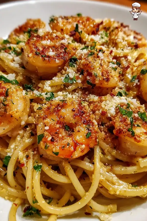 Garlic shrimp pasta recipe