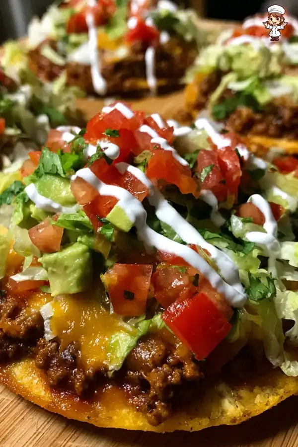 Ground beef tostadas recipe