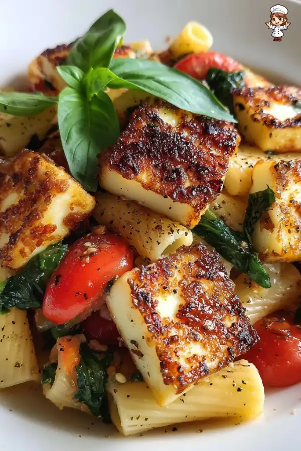 Halloumi pasta recipe