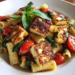 Halloumi pasta recipe
