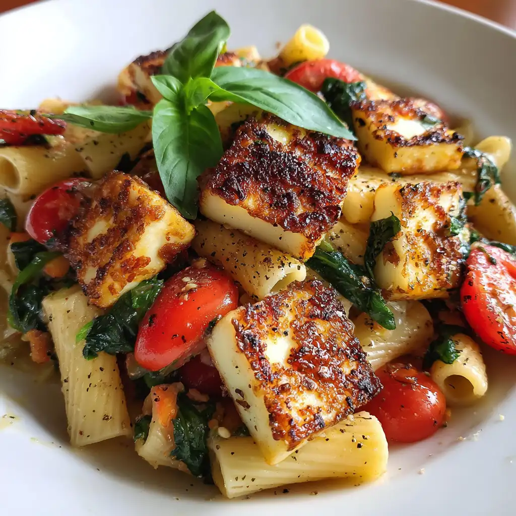 Halloumi pasta recipe