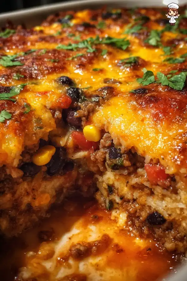 Hearty burrito casserole recipe