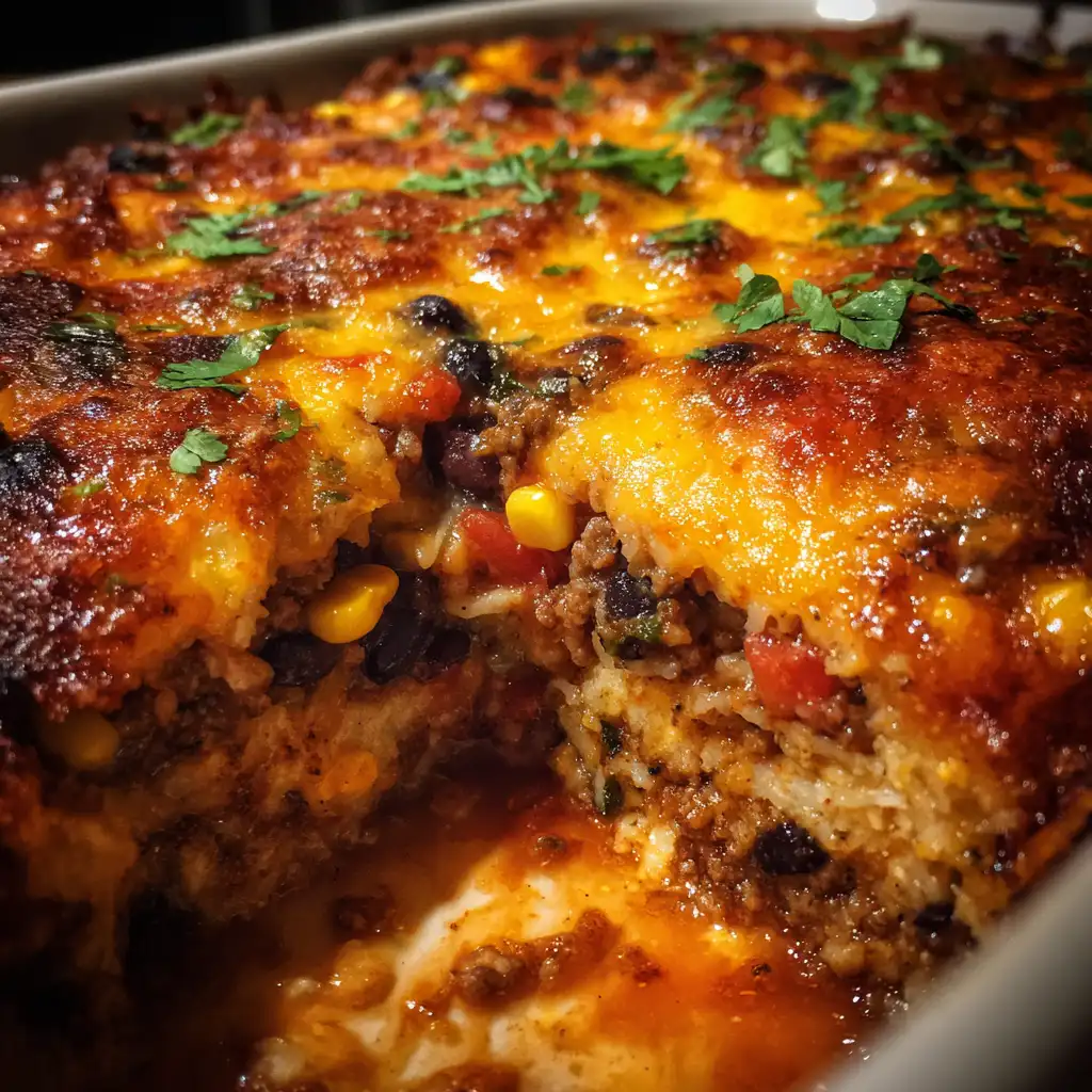 Hearty burrito casserole recipe