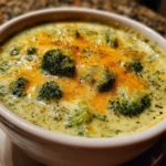 High protein broccoli cheddar soup recipe