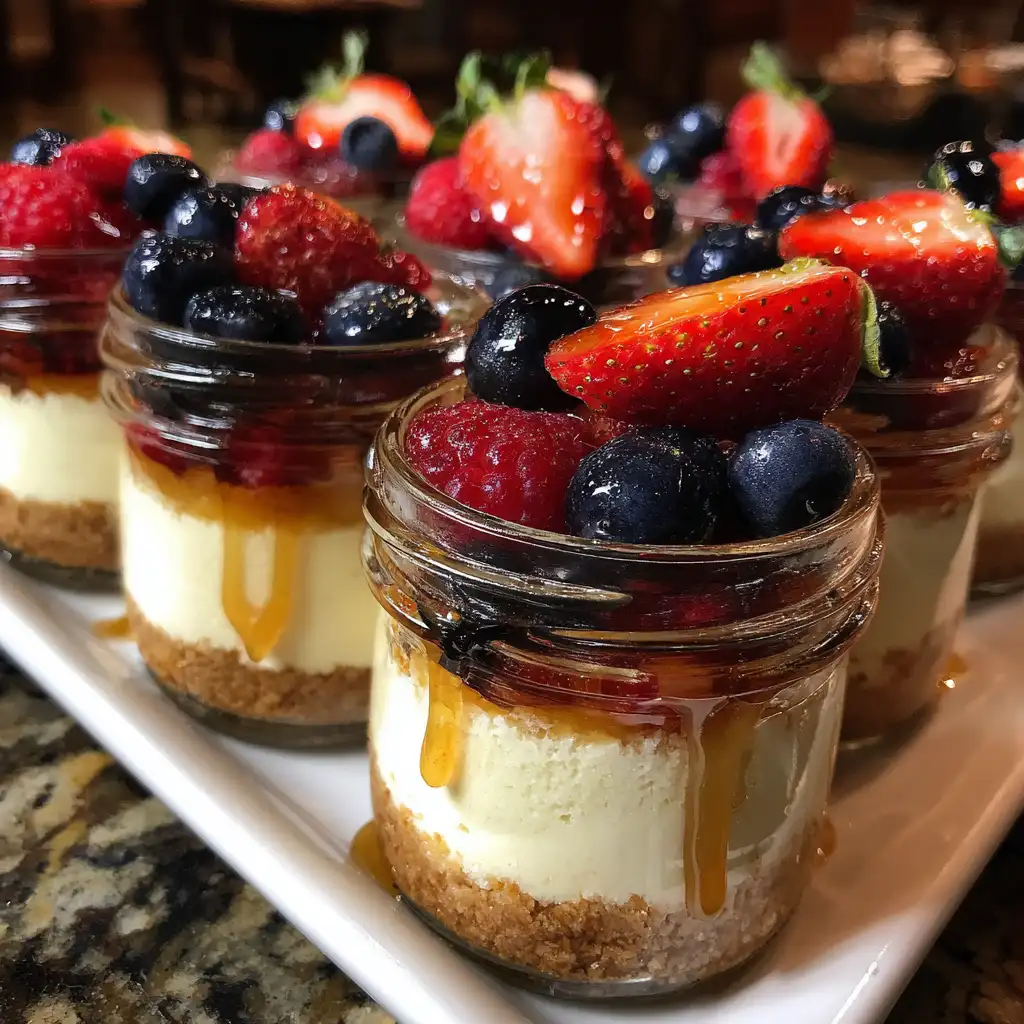 High protein cheesecake jars