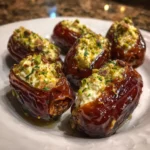 Honey Pistachio Ricotta Stuffed Dates Recipe