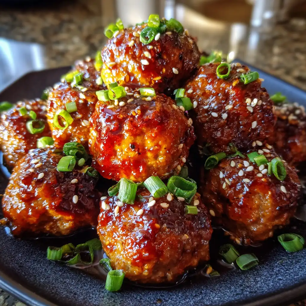 Honey garlic meatballs recipe