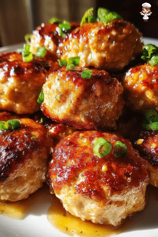 Honey garlic turkey meatballs recipe