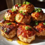 Honey garlic turkey meatballs recipe