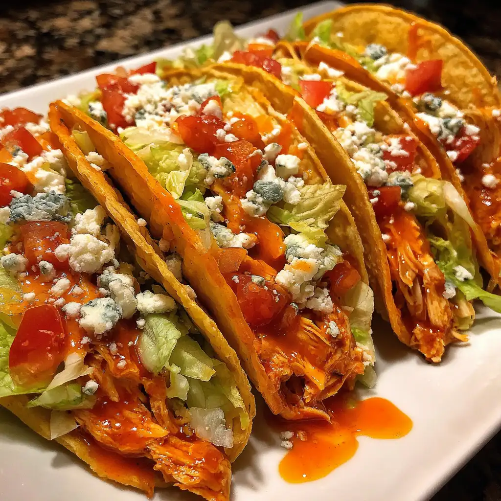 Instant Pot Buffalo Chicken Tacos