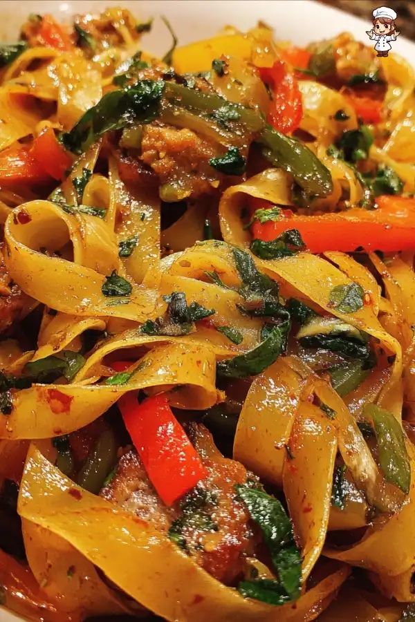 Italian drunken noodles recipe that will amaze you!