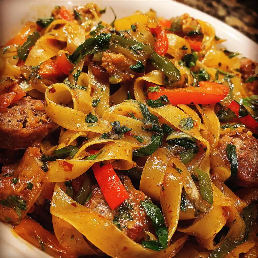 Italian drunken noodles recipe that will amaze you!