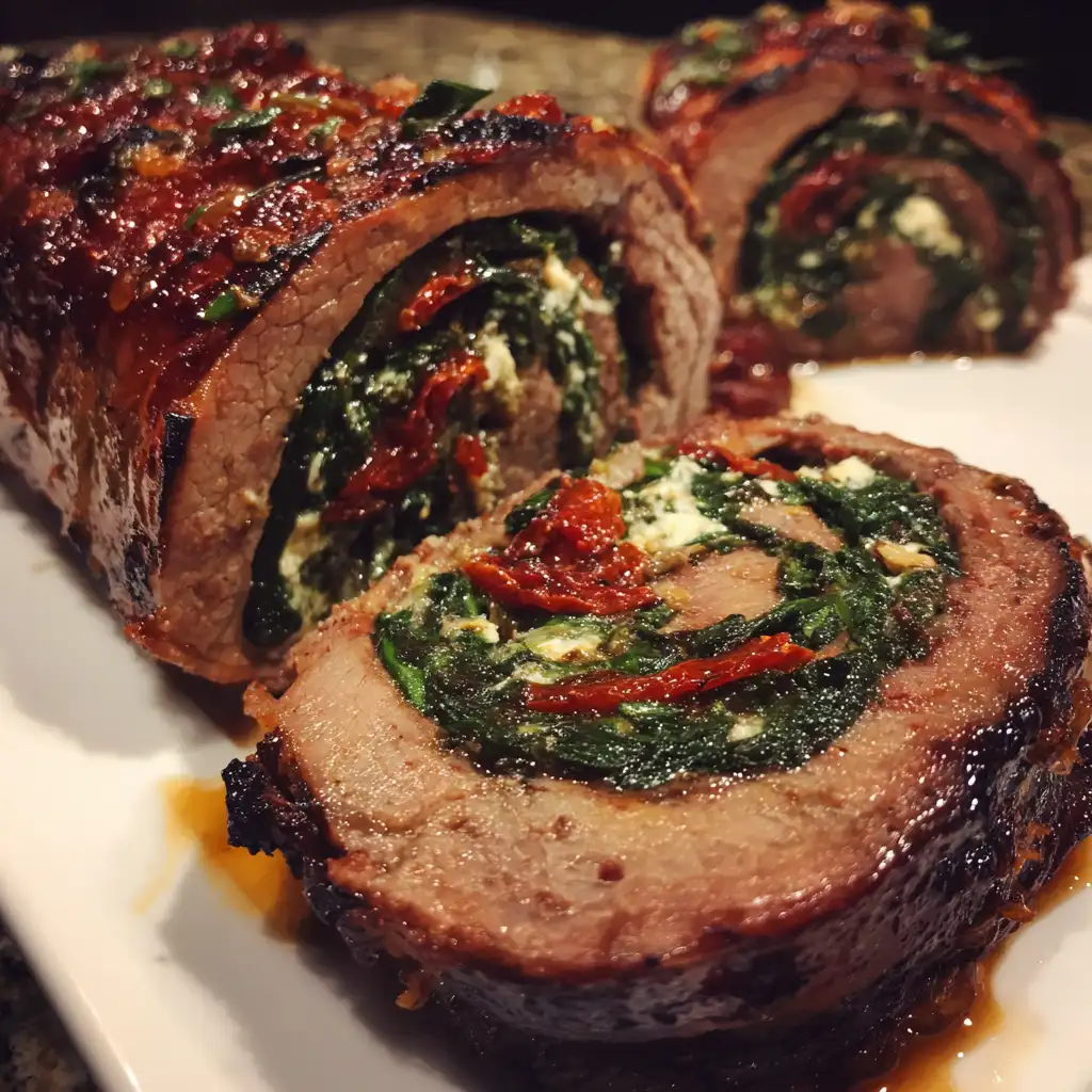 Italian stuffed flank steak