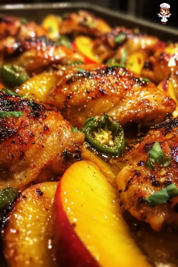 Jalapeno peach chicken recipe