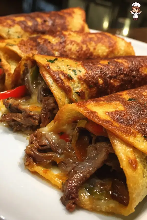 Keto Philly Cheesesteak Roll-Ups