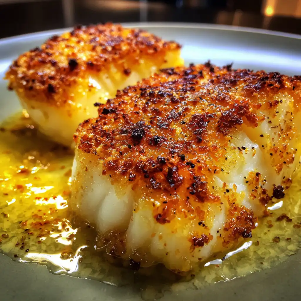 Lemon parmesan cod