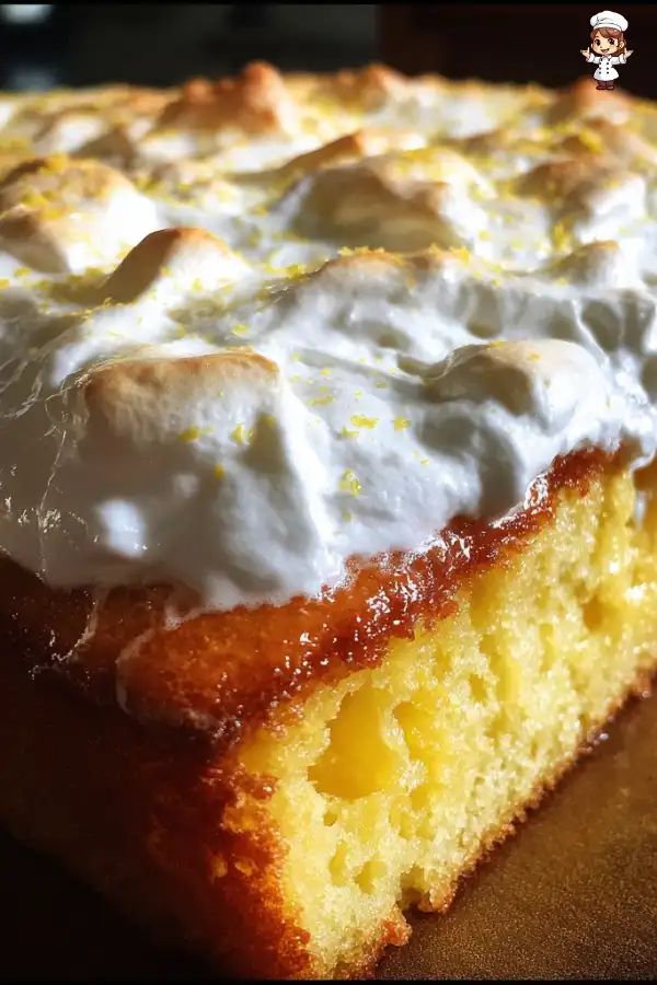 Lemon poke cake recipe