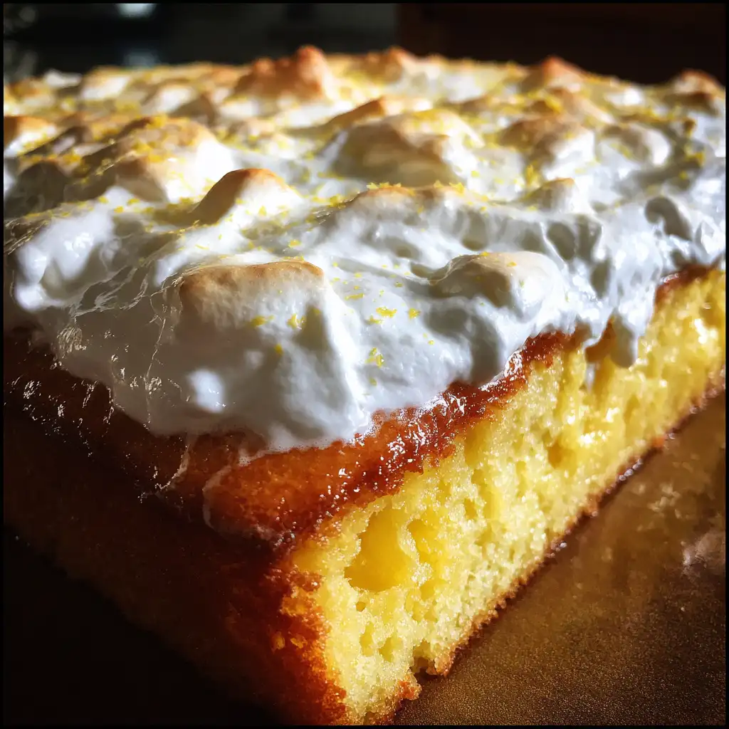 Lemon poke cake recipe