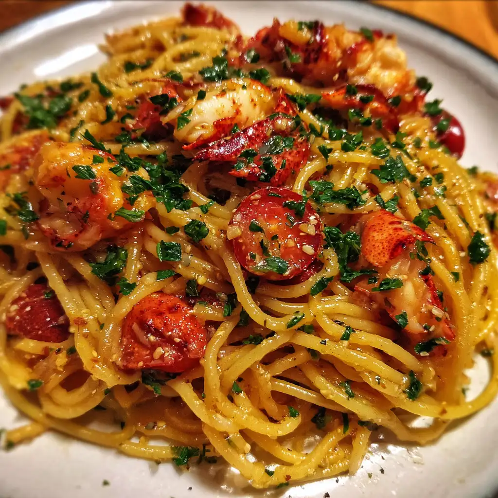 Lobster spaghetti recipe