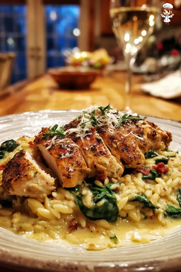 Marry Me Chicken Orzo