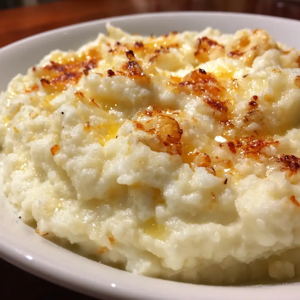 Mashed cauliflower with sour cream recipe