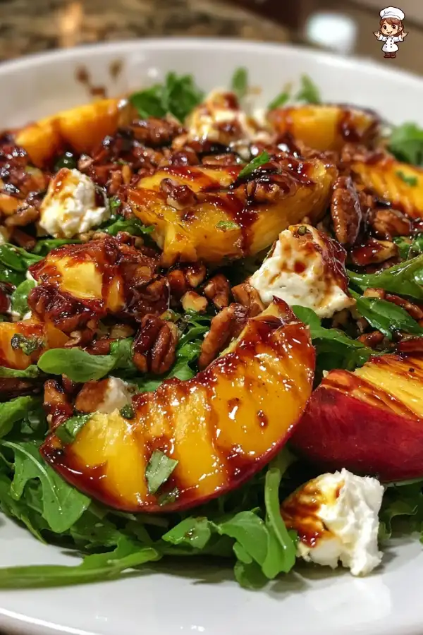 Millionaire peach salad recipe