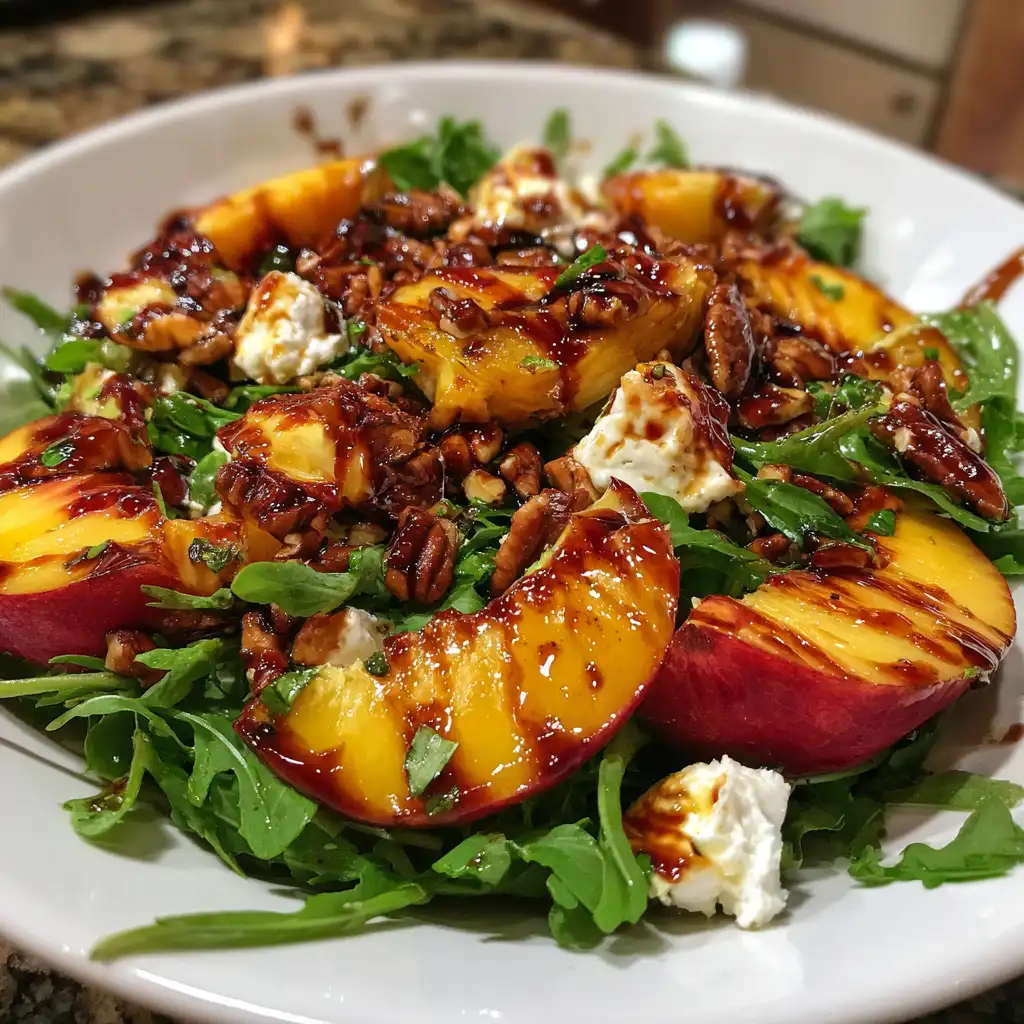 Millionaire peach salad recipe