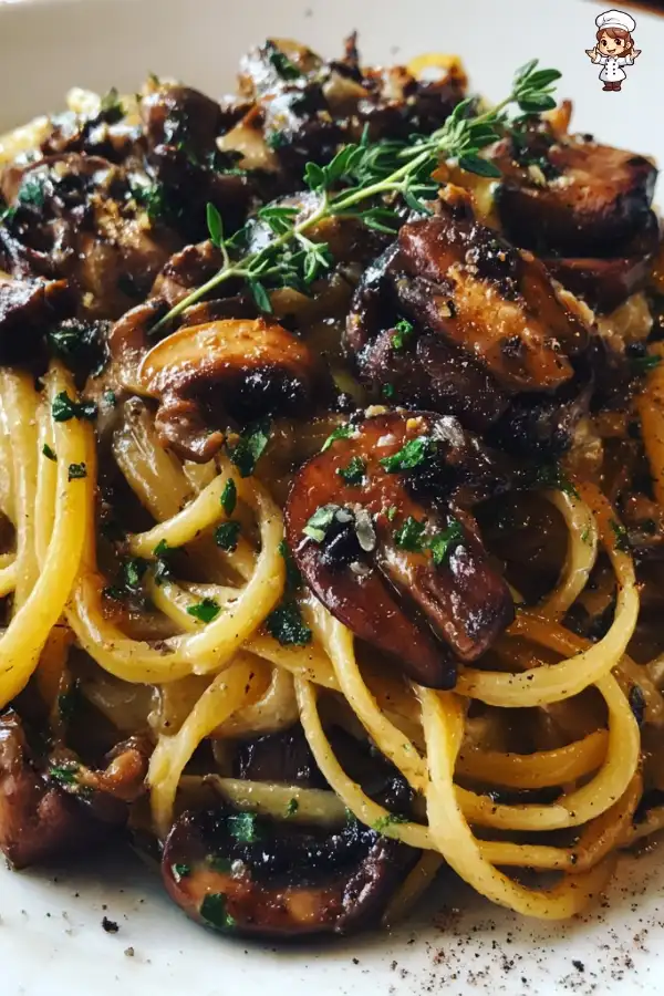 Mushroom pasta recipe