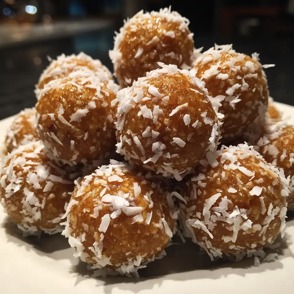 No Bake Almond Balls for Christmas