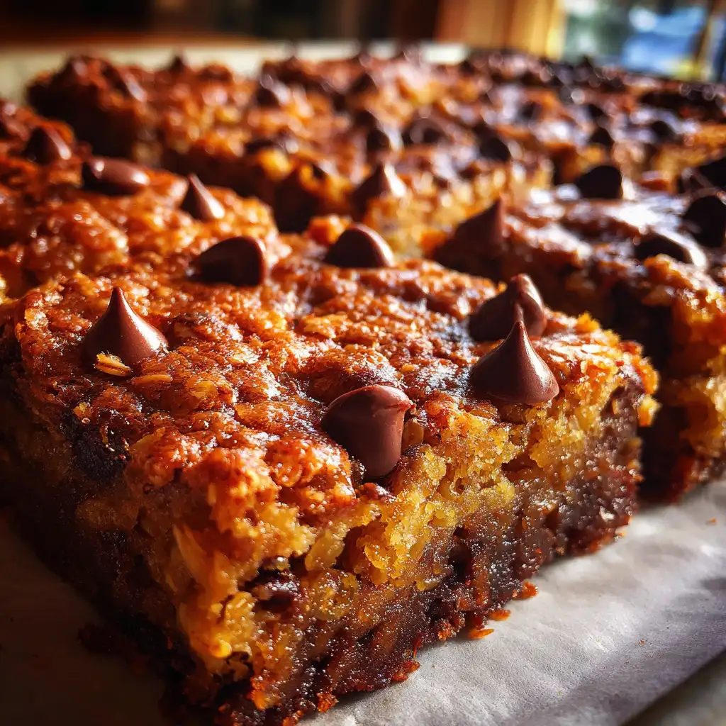 Oatmeal cookie bars recipe