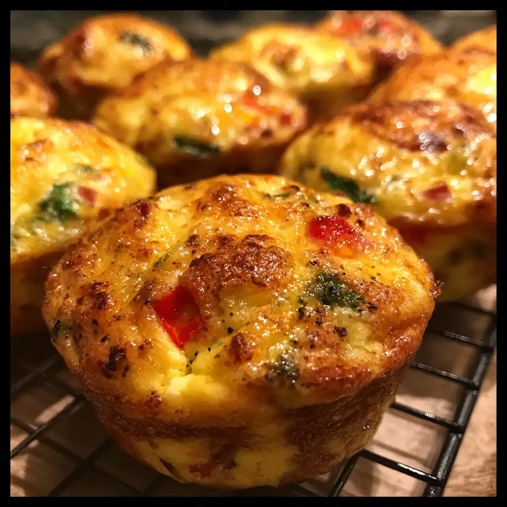 Omelette breakfast muffins recipe