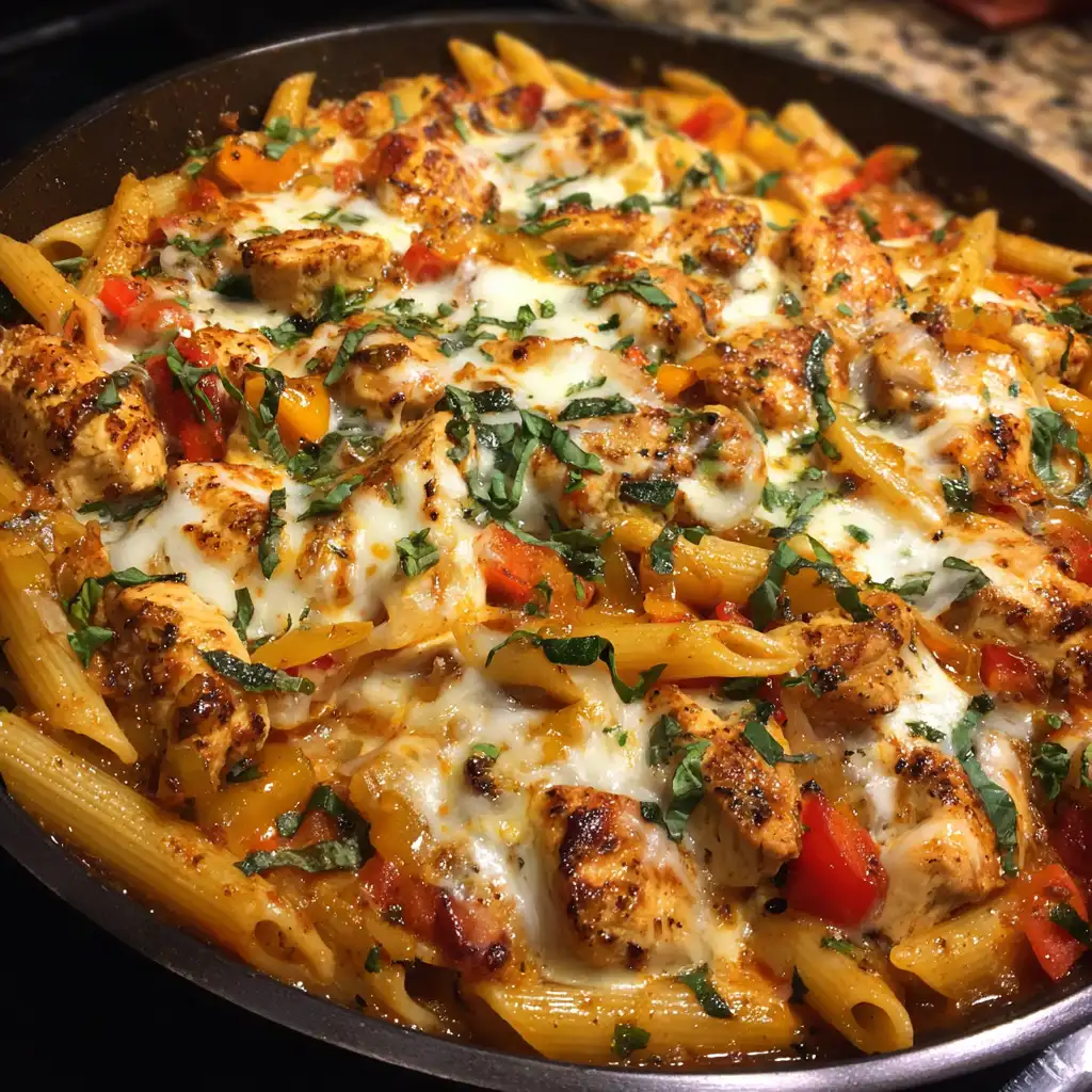 One-Pan Monterey Chicken Pasta Recipe