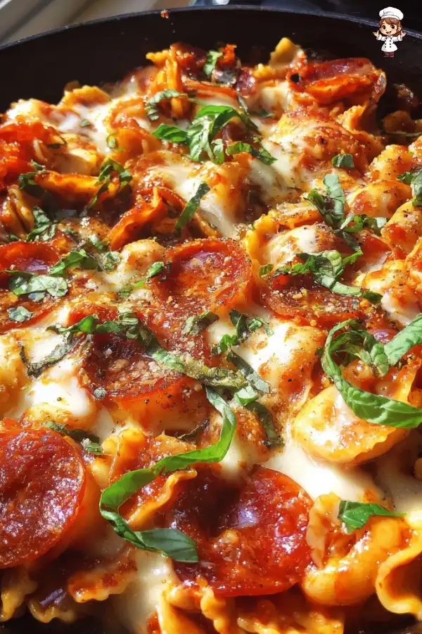 One Pot Pizza Pasta Recipe