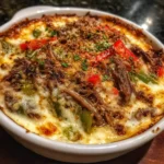 Philly cheesesteak dip recipe