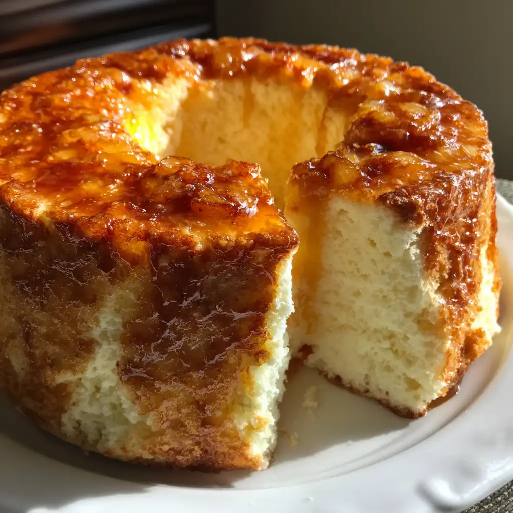 Pineapple angel food cake recipe