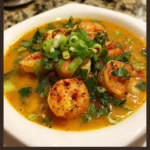 Quick spicy shrimp soup is a must-try for flavor lovers!