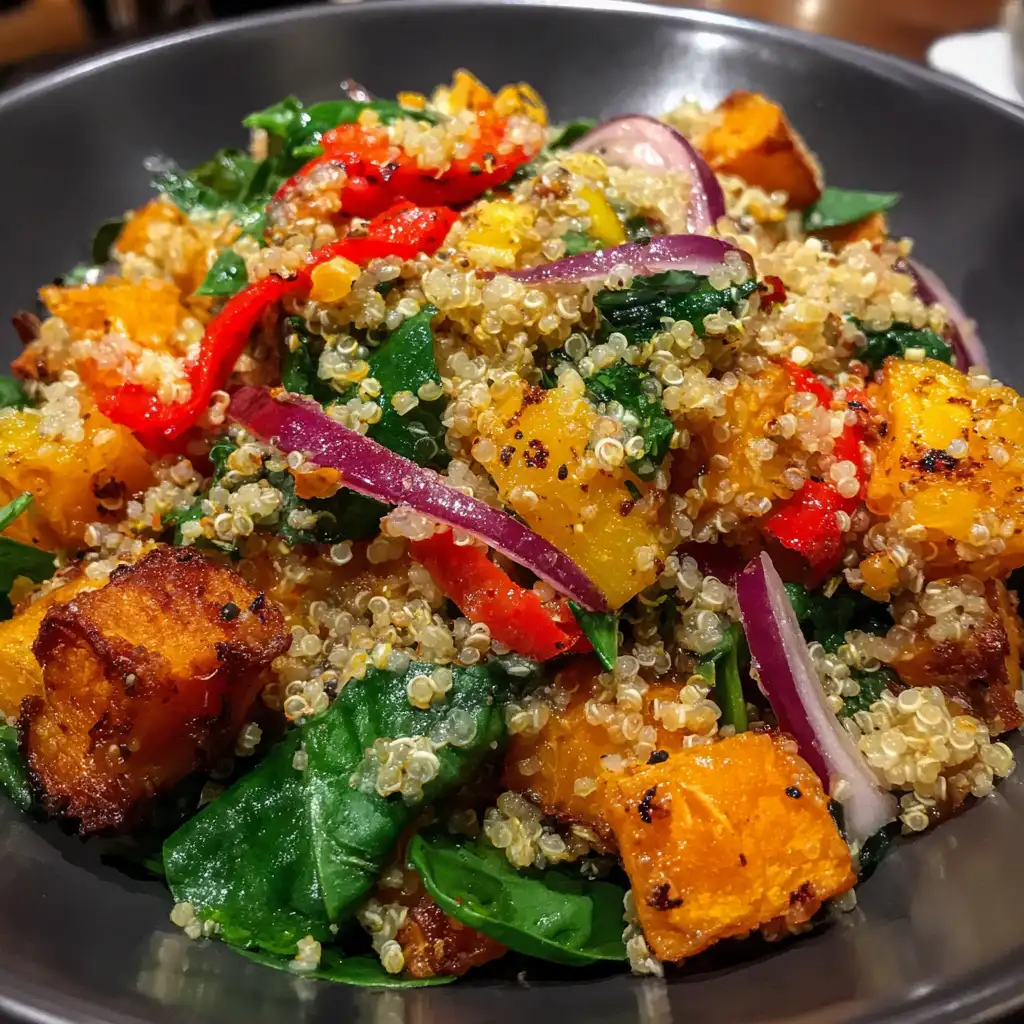 Quinoa sweet potato salad