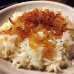 Savory golden onion butter jasmine rice