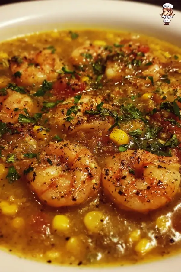 Shrimp corn soup recipe