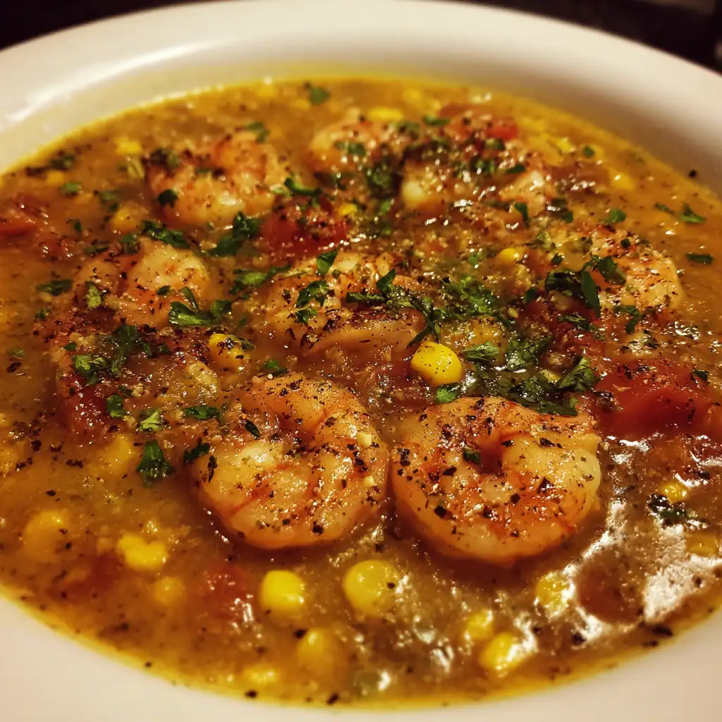Shrimp corn soup recipe
