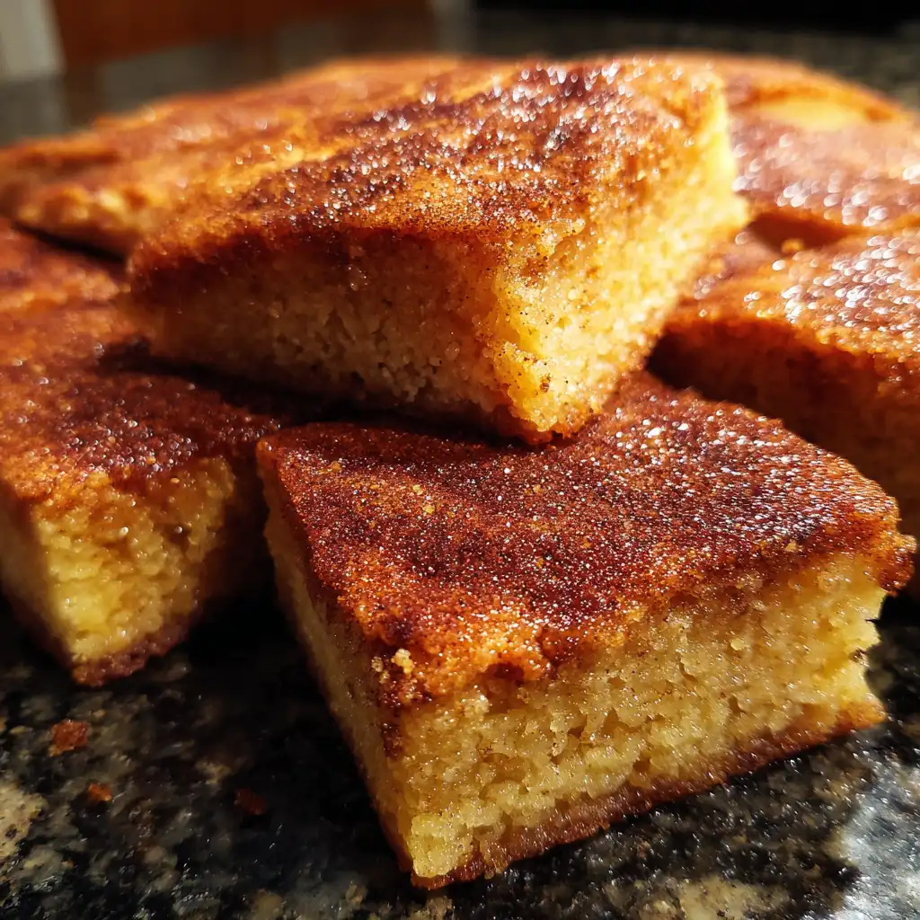 Snickerdoodle blondies recipe