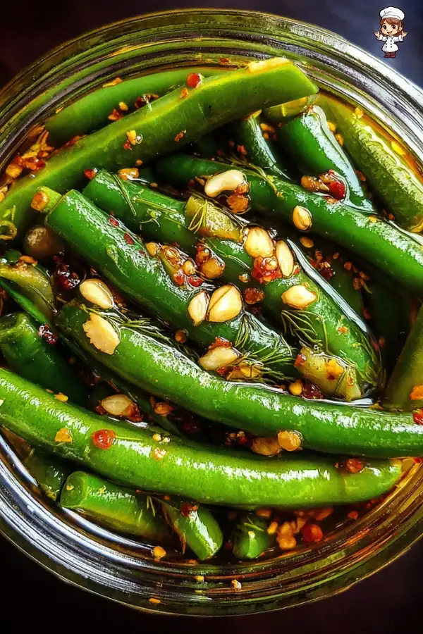 Spicy dilly beans