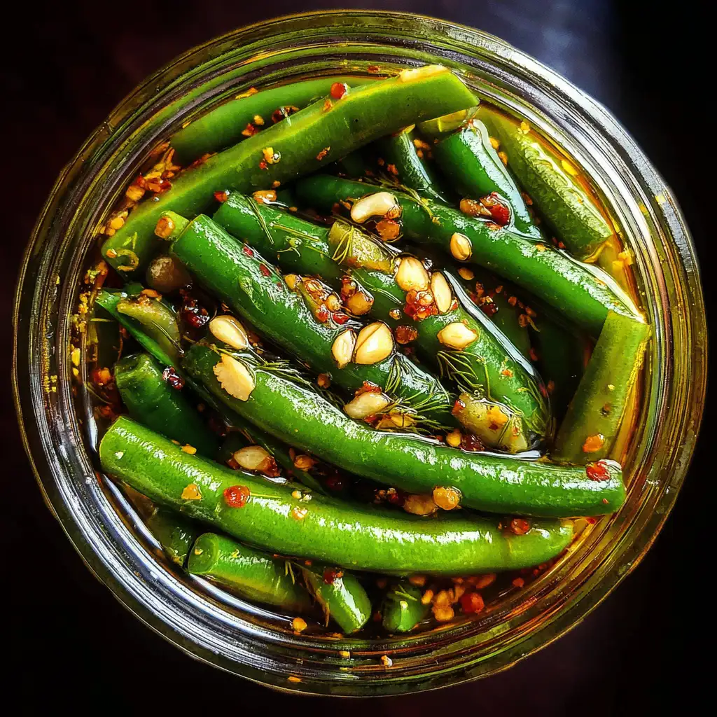 Spicy dilly beans