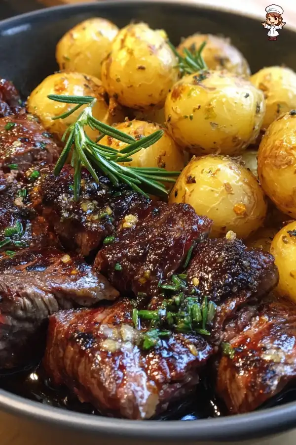 Steak and potato bowls recipe