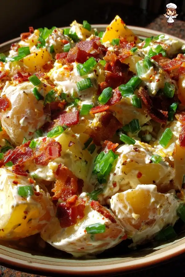 Steakhouse potato salad recipe