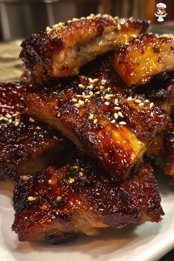 Sticky Honey Garlic Ribs