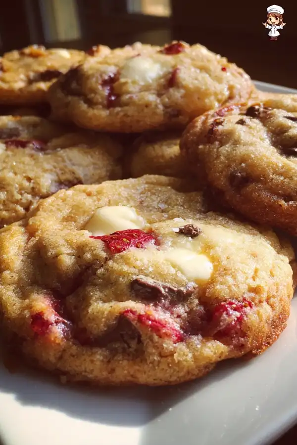 Strawberry cheesecake cookies