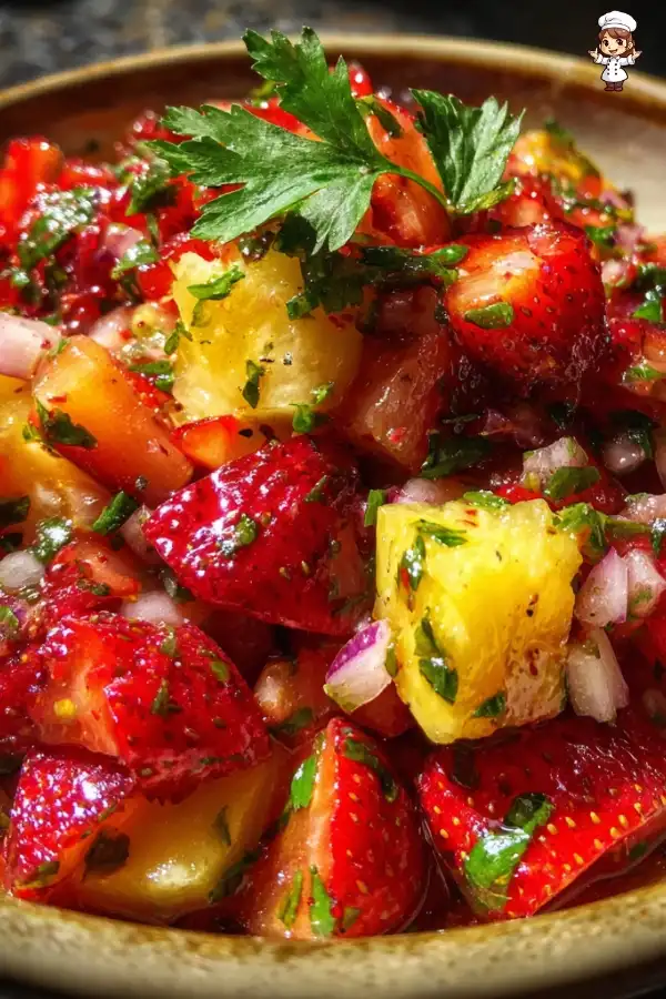 Strawberry pineapple salsa recipe that will wow your guests!